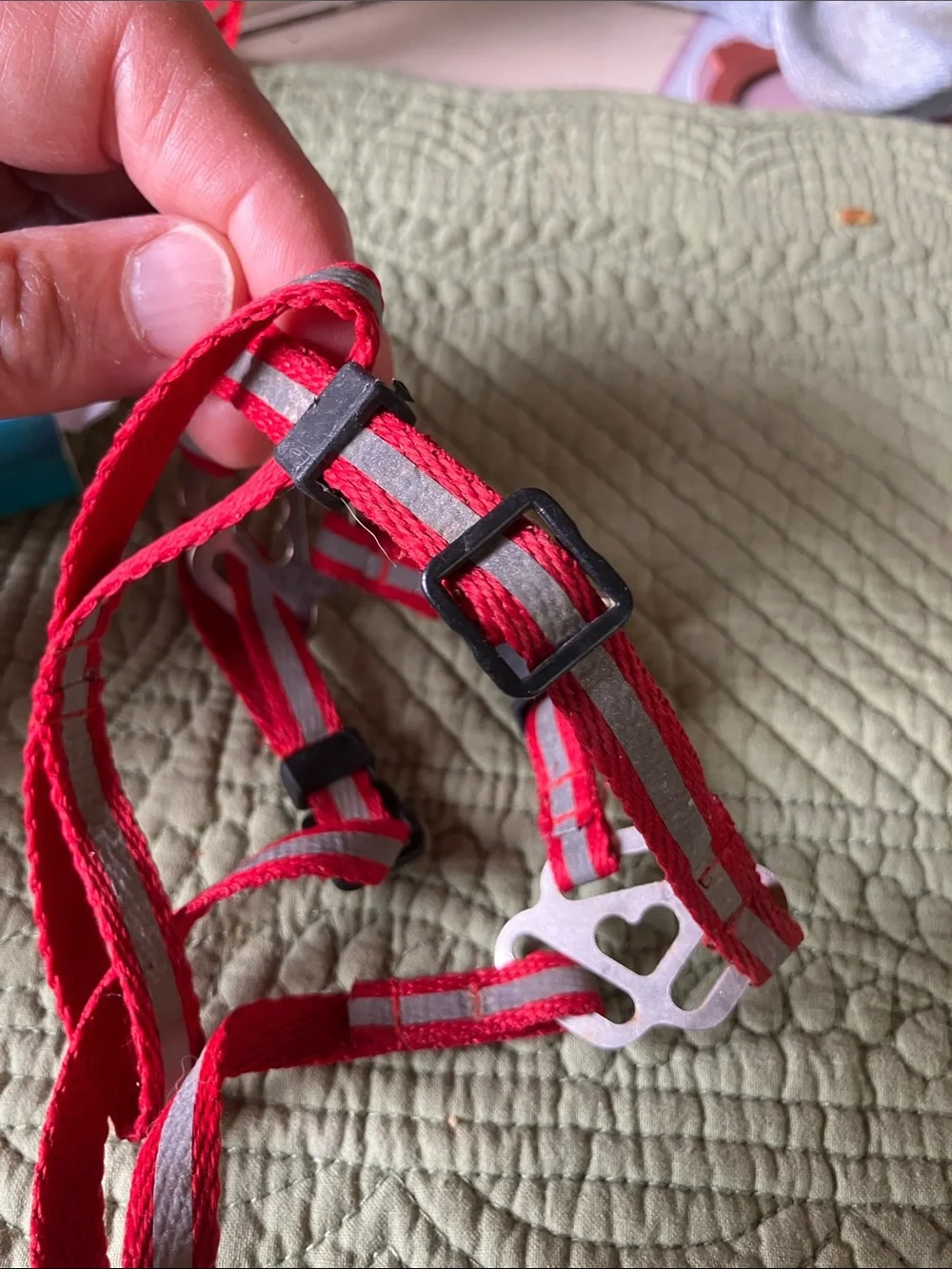 Cat harness full reflective with leash hooks
